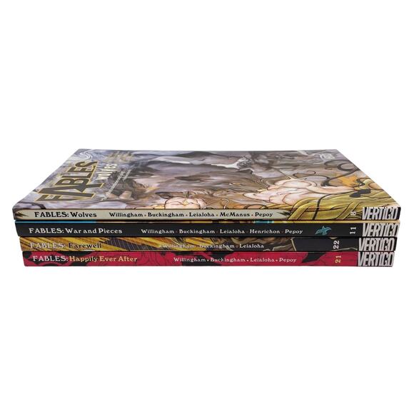 Fables Trade Paperback Lot Vol 8, 11, 21, 22 Vertigo DC Comics New Graphic Novel - Picture 1 of 3